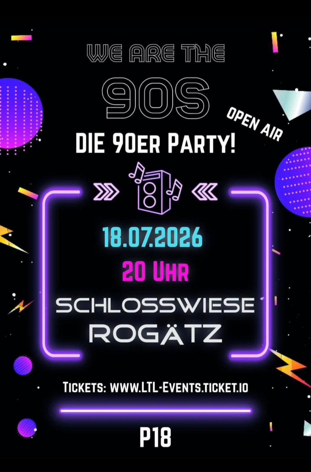 Schlosswiesenfest Rogätz - 90er Party
